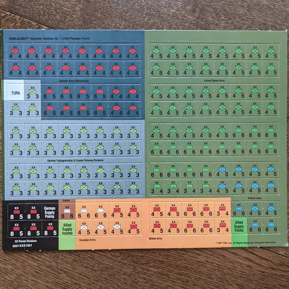 Onslaught D-Day to the Rhine WW2 Board Game - Picture 9 of 11